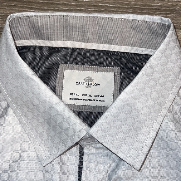 Craft and Flow SS button down shirt. Size XL. NWT - Picture 4 of 5